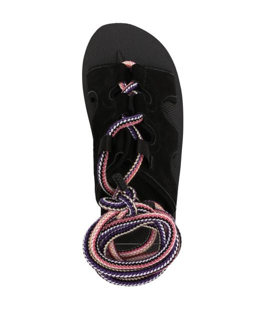 Suicoke Black Chunky Open-Toe Sandals