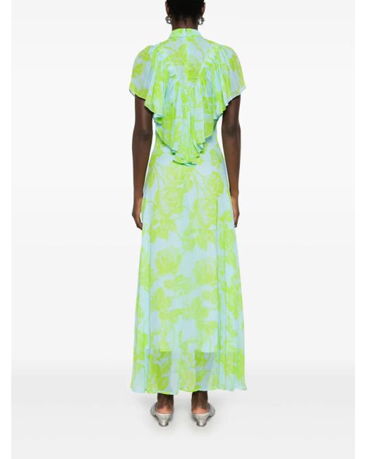 Essentiel Antwerp Honolulu Midi Dress in Green | Lyst