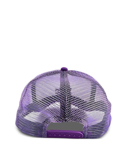 Sinclair Purple 3D Logo Trucker Baseball Cap for men