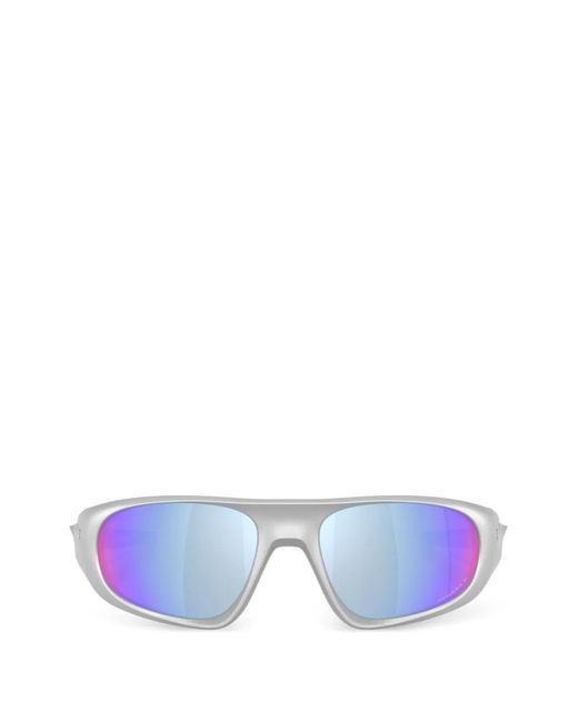 Oakley Blue Geometric-Frame Sunglasses