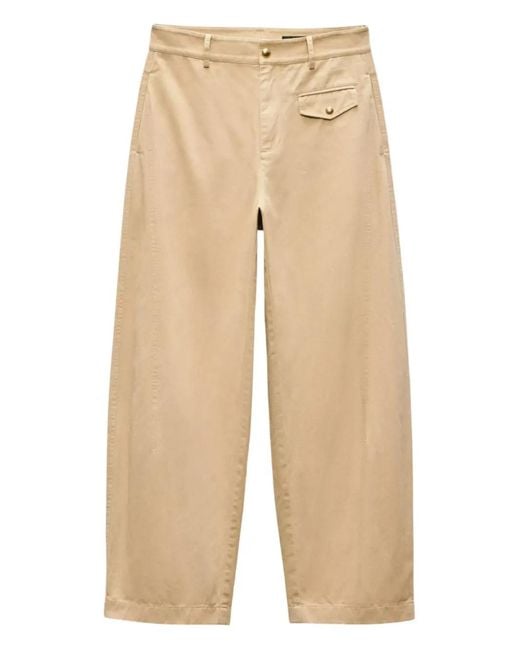 Rag & Bone Natural Pocket-Detail Trousers