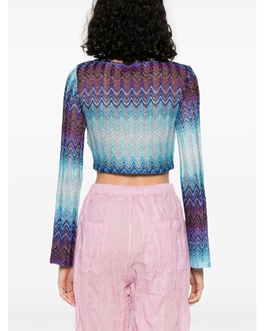Missoni ニットトップ Blue