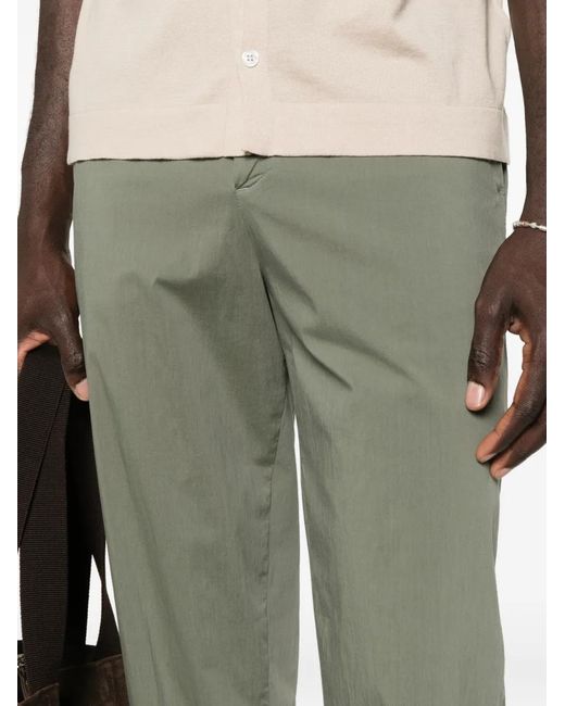 Briglia 1949 Green Covent Drawstring-Waistband Trousers for men
