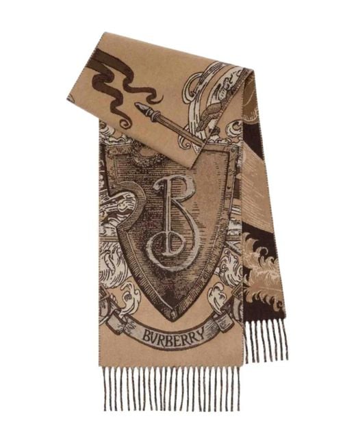 Burberry Natural Cashmere Ekd Scarf