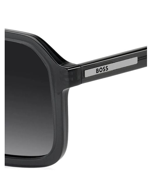 Boss Black Square-Frame Sunglasses for men