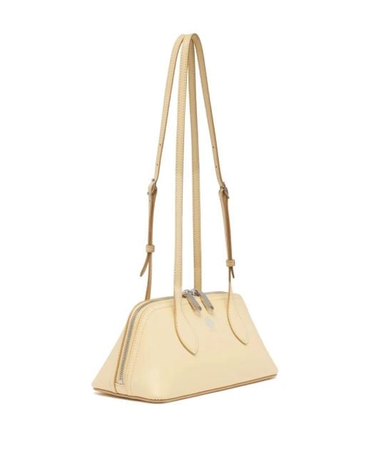 Bally Natural Mini Praline Leather Shoulder Bag