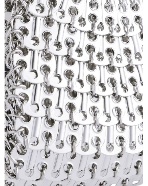 Rabanne White 1969 Nano Chainmail Shoulder Bag