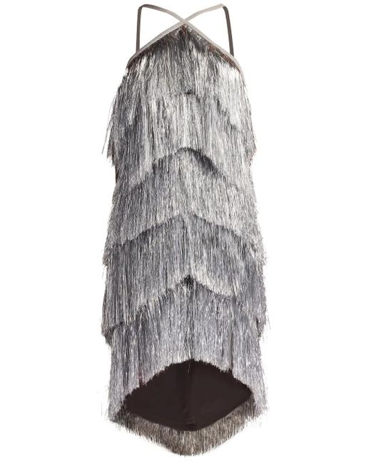 Tadashi Shoji Gray Remedy Dress