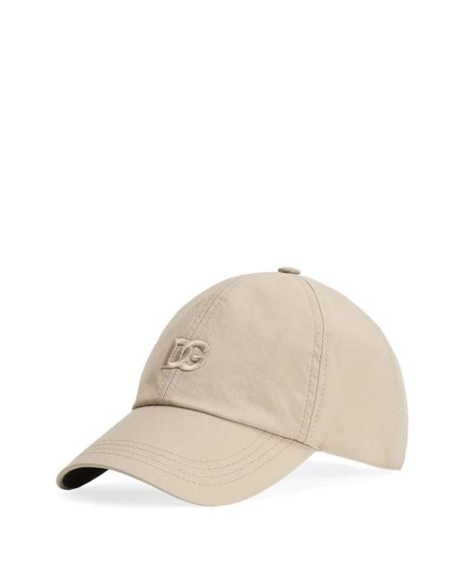 Dolce & Gabbana Natural Logo-Embroidered Baseball Cap for men