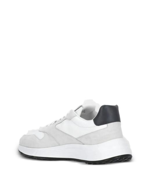 Hogan White Hyperlight Panelled Sneakers for men