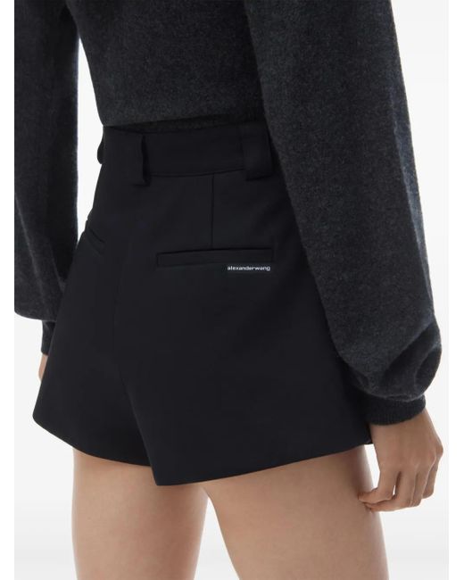 Alexander Wang Black Flared Shorts