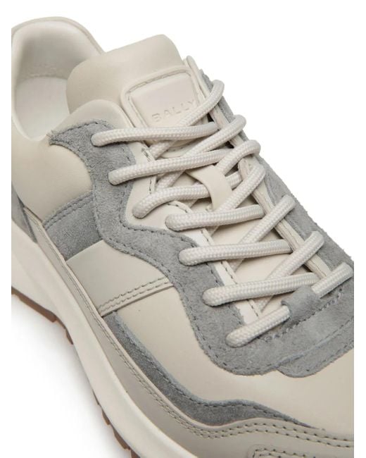 Bally White Outline Sneakers