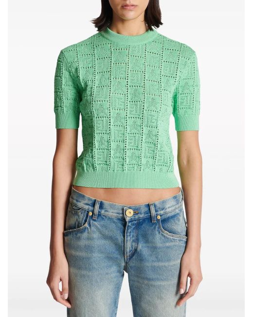 T-Shirts Balmain de color Green
