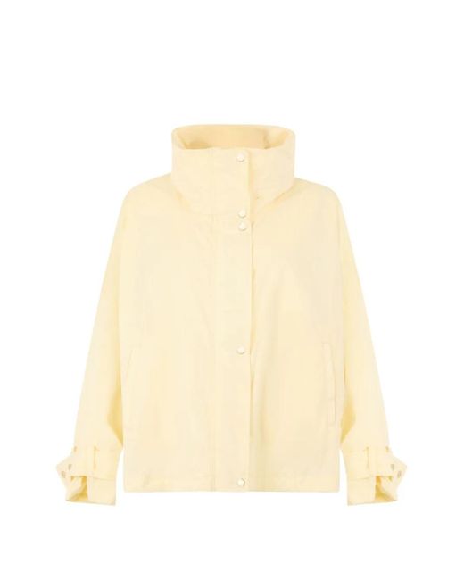 Moorer レディース ナチュラル ハイネック ジャケット
