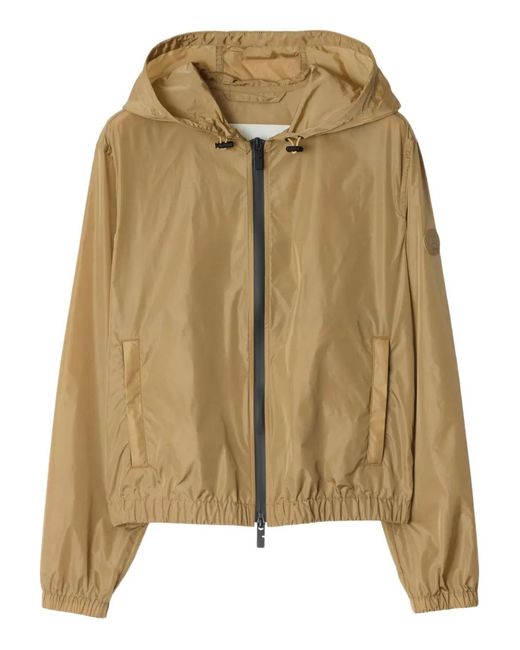 Burberry Knight Stamp Nylon Jack in het Natural
