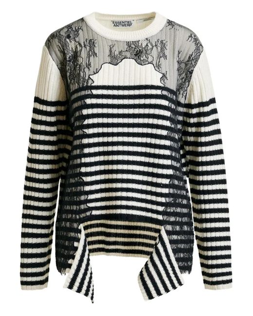 Jersey Insane a rayas Essentiel Antwerp de color Gray