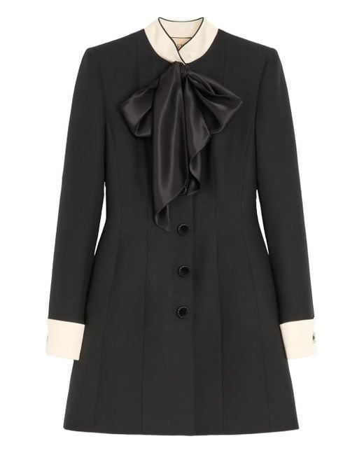 Valentino Garavani Black Crepe Couture Short Dress