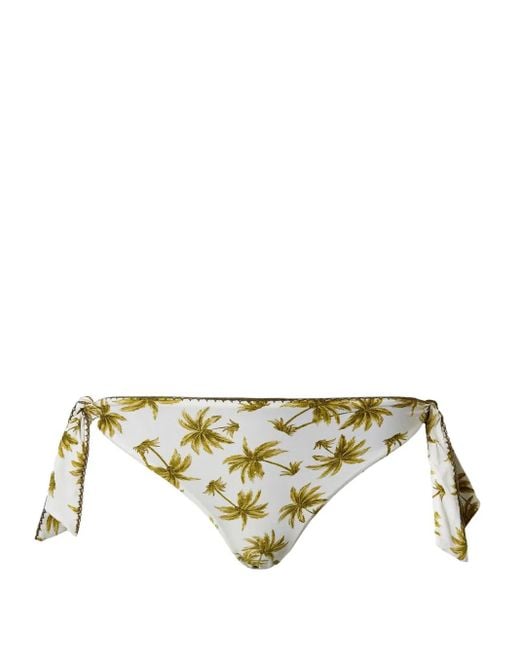 Twinset Metallic Knitted Bikini Bottom