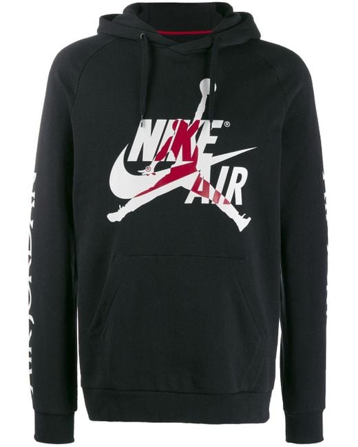 Nike Air Jordan Hoodie in Black for Men | Lyst