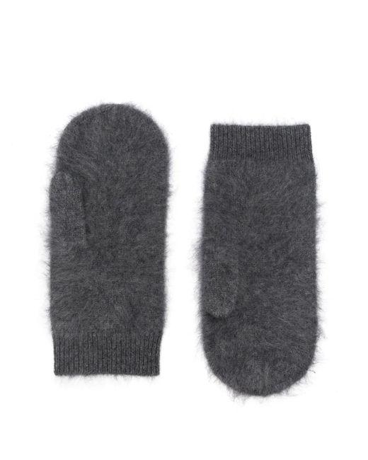 Lisa Yang Gray Cashmere Gloves