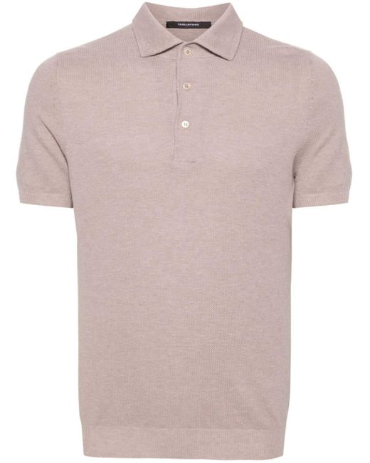 Tagliatore Pink Short-sleeve Polo Shirt for men
