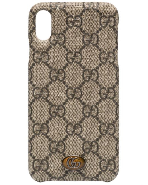 Gucci Ophidia Iphone 8 Plus Case in Brown | Lyst UK