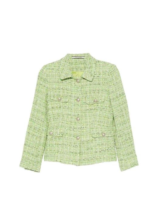 Tagliatore Green India Button-Fastening Buttoned Jacket