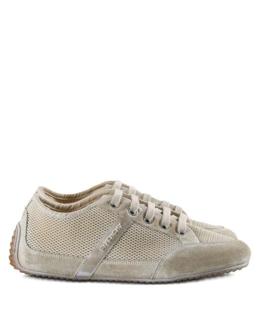 Givenchy Gray Mesh-Panelled Sneakers