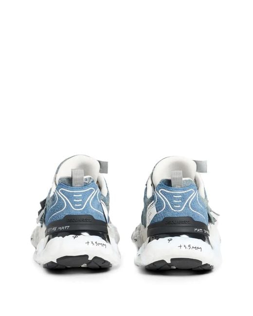 DSquared² Blue Faster Sneakers for men