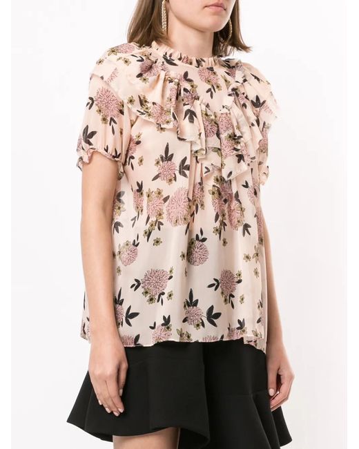 Macgraw Multicolor Migration Floral Top