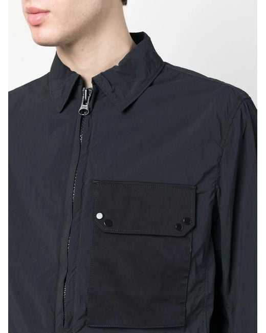 Veste Zippée À Poche Poitrine C P Company pour homme en coloris Blue