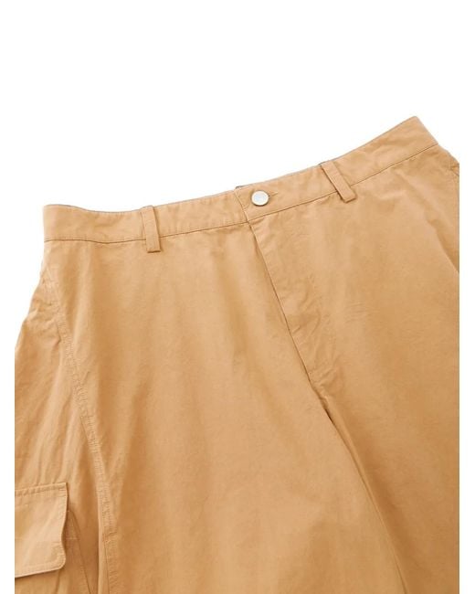 CROQUIS White Relaxed-Fit Cargo Shorts for men