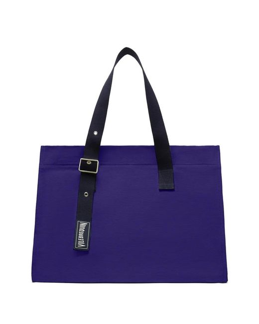 Vilebrequin Purple Big Beach Bag