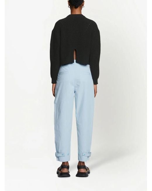 Proenza Schouler Black Mock-Neck Jumper