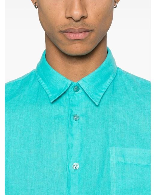 Vilebrequin Blue Caroubis Shirt for men