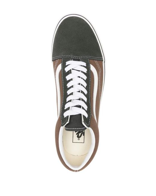 Vans White Old Skool Suede Sneakers for men