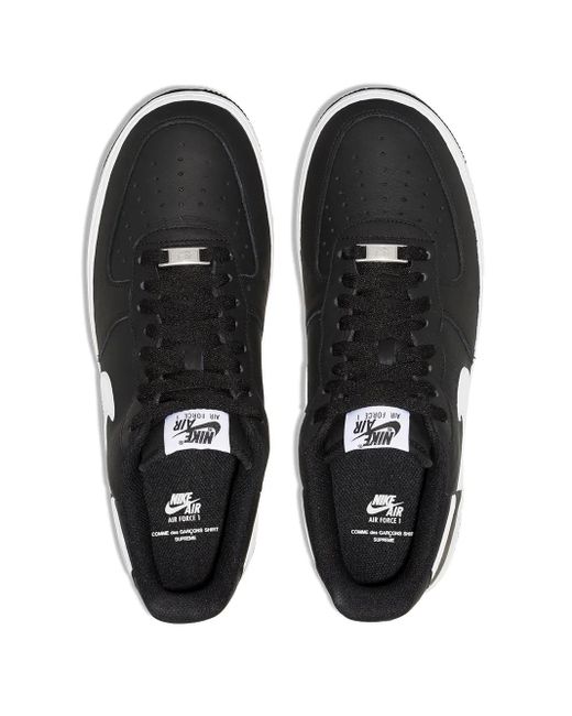 Nike Black X Supreme X Comme Des Garçons Air Force 1 Low Sneakers