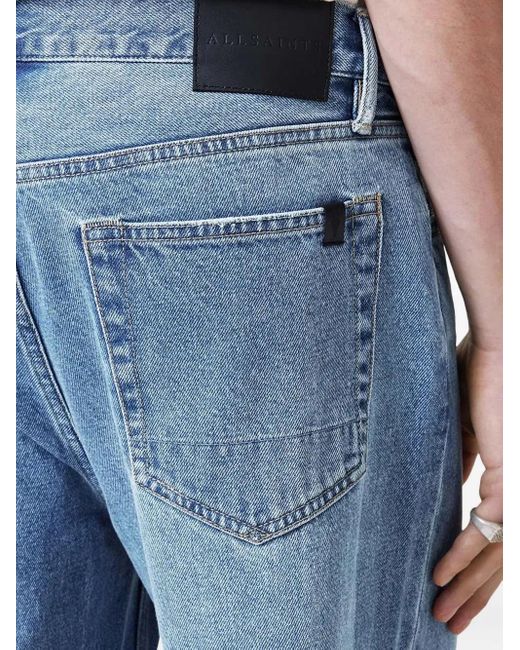 Vaqueros Anchos AllSaints de hombre de color Blue
