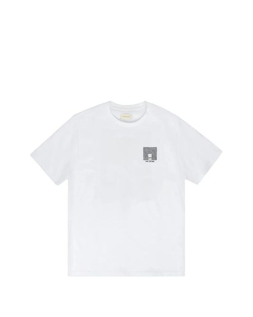 Aimé Leon Dore White Court Graphic-Print T-Shirt for men