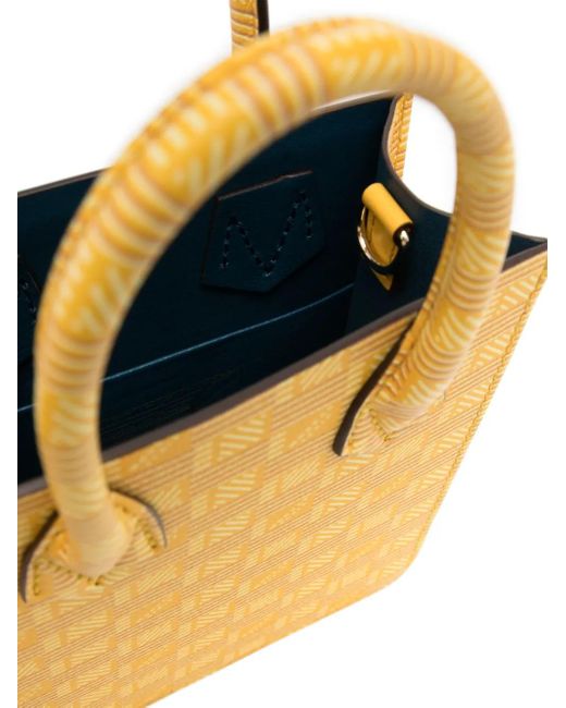 Moreau Yellow Suite Junior Leather Shoulder Bag