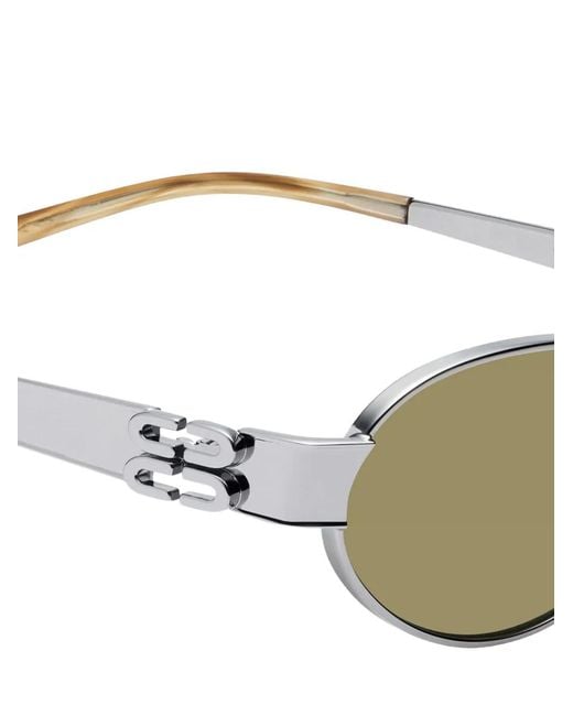 Gentle Monster Green Cali 02 (Br) Oval-Frame Sunglasses