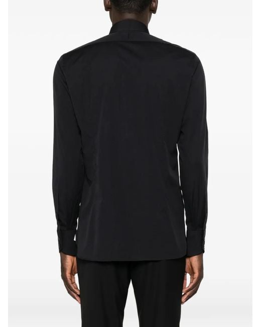 Tom Ford Black Button-Down Long-Sleeve Shirt for men