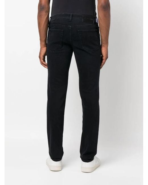 Jacob Cohen Blue Scarf-Detail Skinny Jeans for men