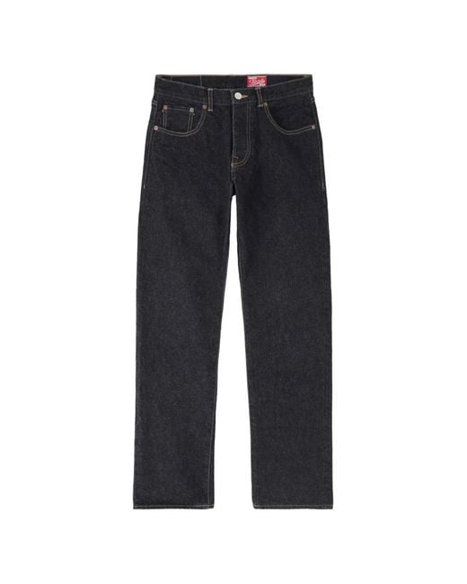 Fortela Blue Five-Pocket Denim Trousers for men