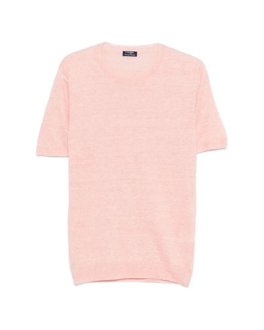 Barba Napoli Pink Short-Sleeve T-Shirt for men