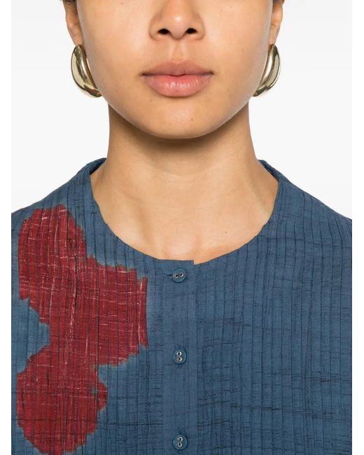 Yavi Blue Tita Midi Dress