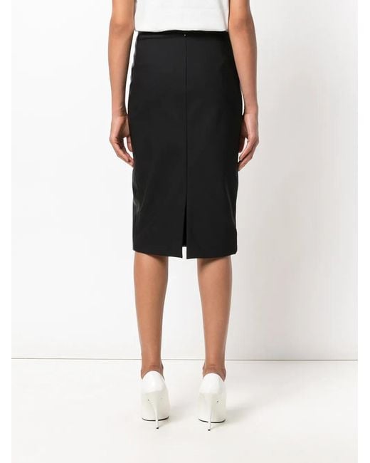 Stella McCartney Black Pencil Skirt