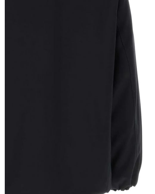 Jil Sander Black Button-Up Shirt Jacket for men