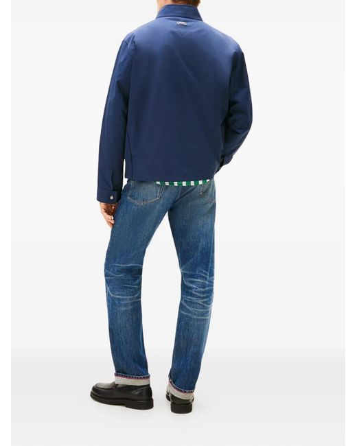 Tommy Hilfiger Blue Zipped Jacket for men