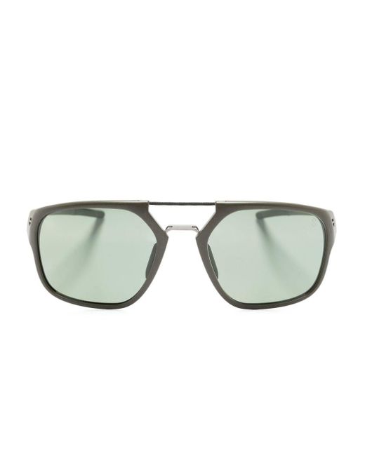 Tag Heuer Green Line Navigator-frame Sunglasses for men